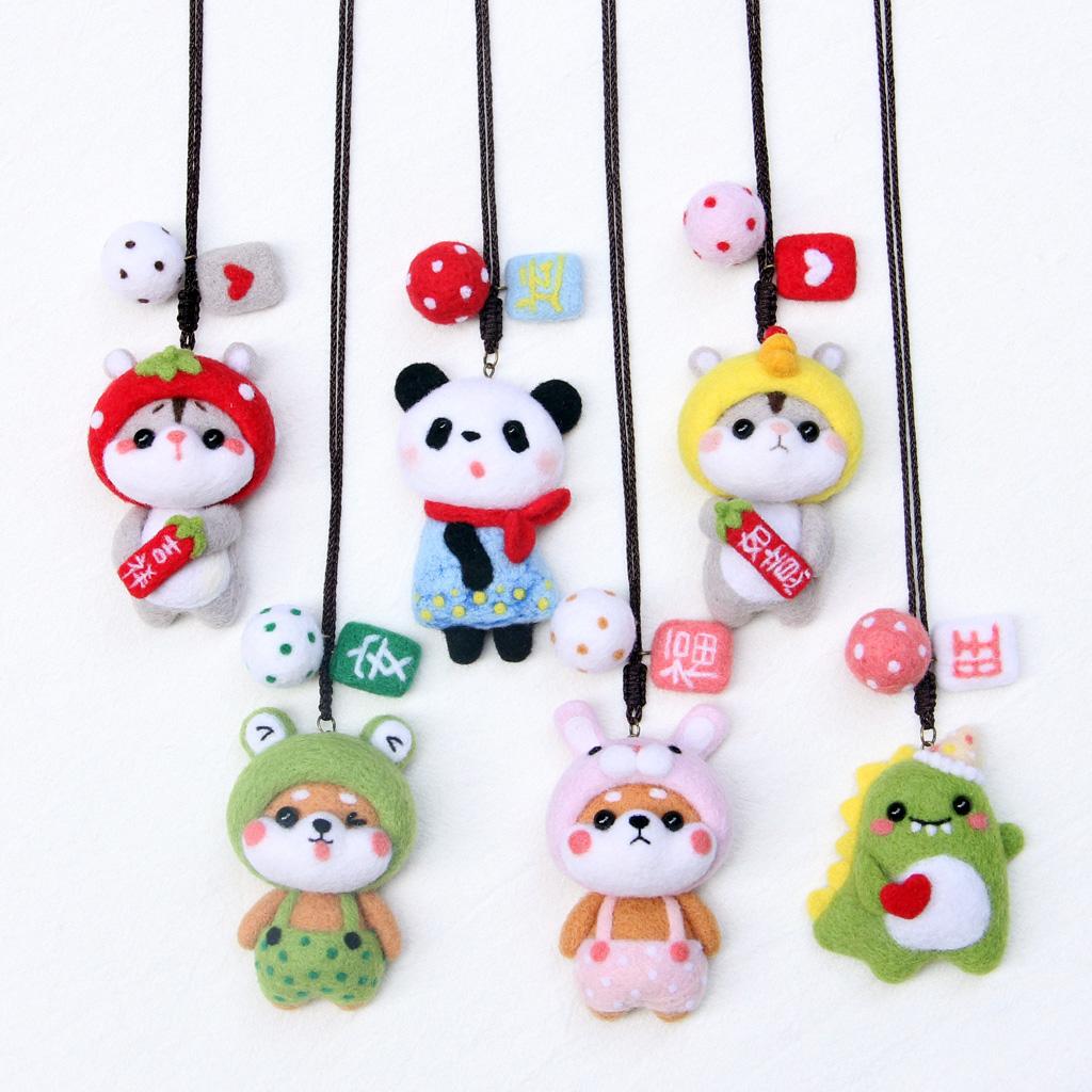 DIY Lovely Animal Needle Felting Kit for Beginners Kids