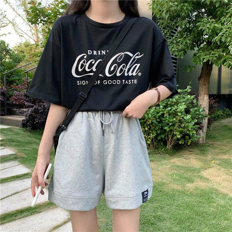 Quần Đùi Unisex Dáng Hàn Mùa Hè Siêu Mát  Quần Short Ống Rộng Cực Dễ Mix Đồ 2 Màu