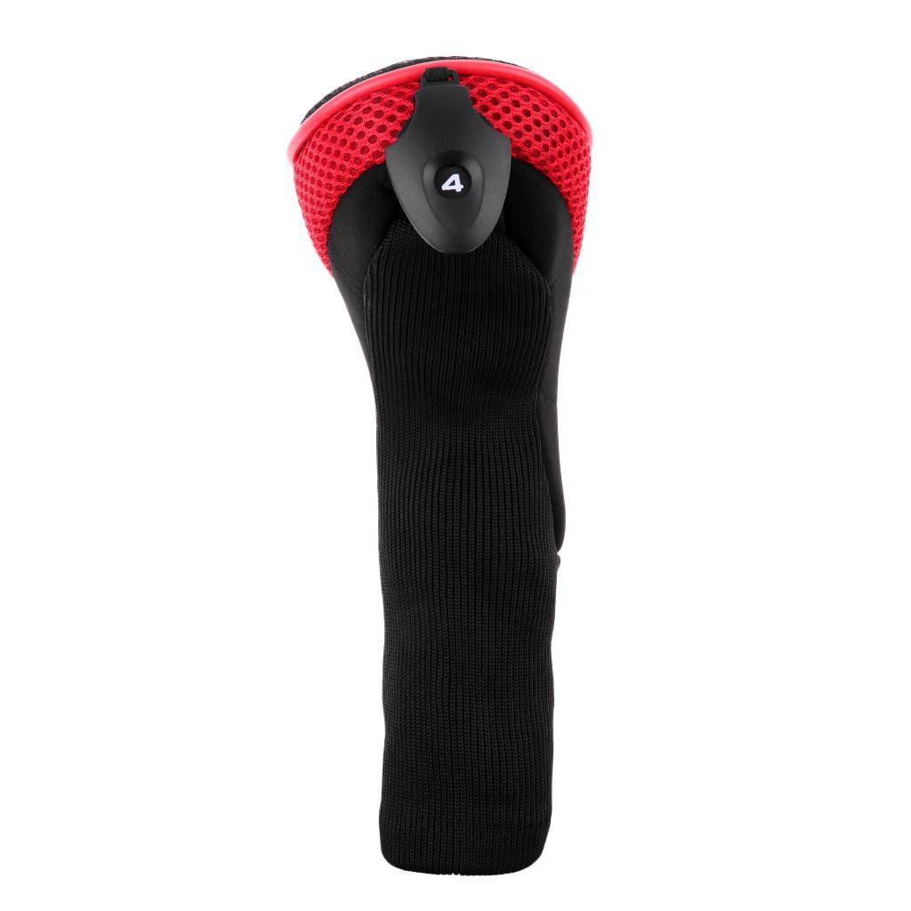 3Pcs Long Neck Headcover Golf Club Golf Hybrid