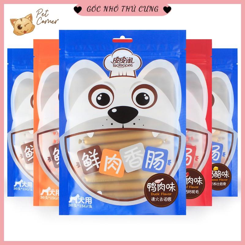 Hình ảnh Xúc xích dinh dưỡng cao cấp Taotaopets cho thú cưng 500g (Xúc xích ăn liền bổ sung dưỡng chất cho chó mèo)