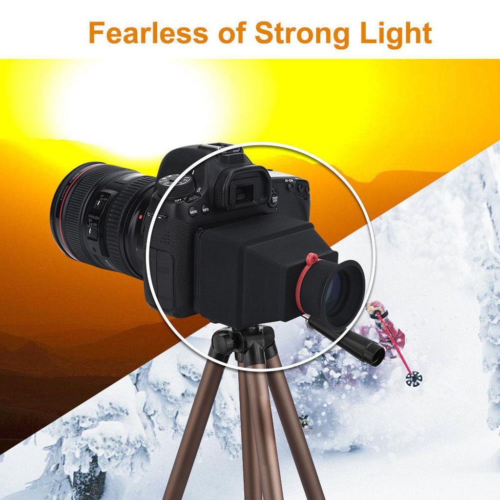 For DSLR Camera Viewfinder 3X 3.2 Inch LCD Screen