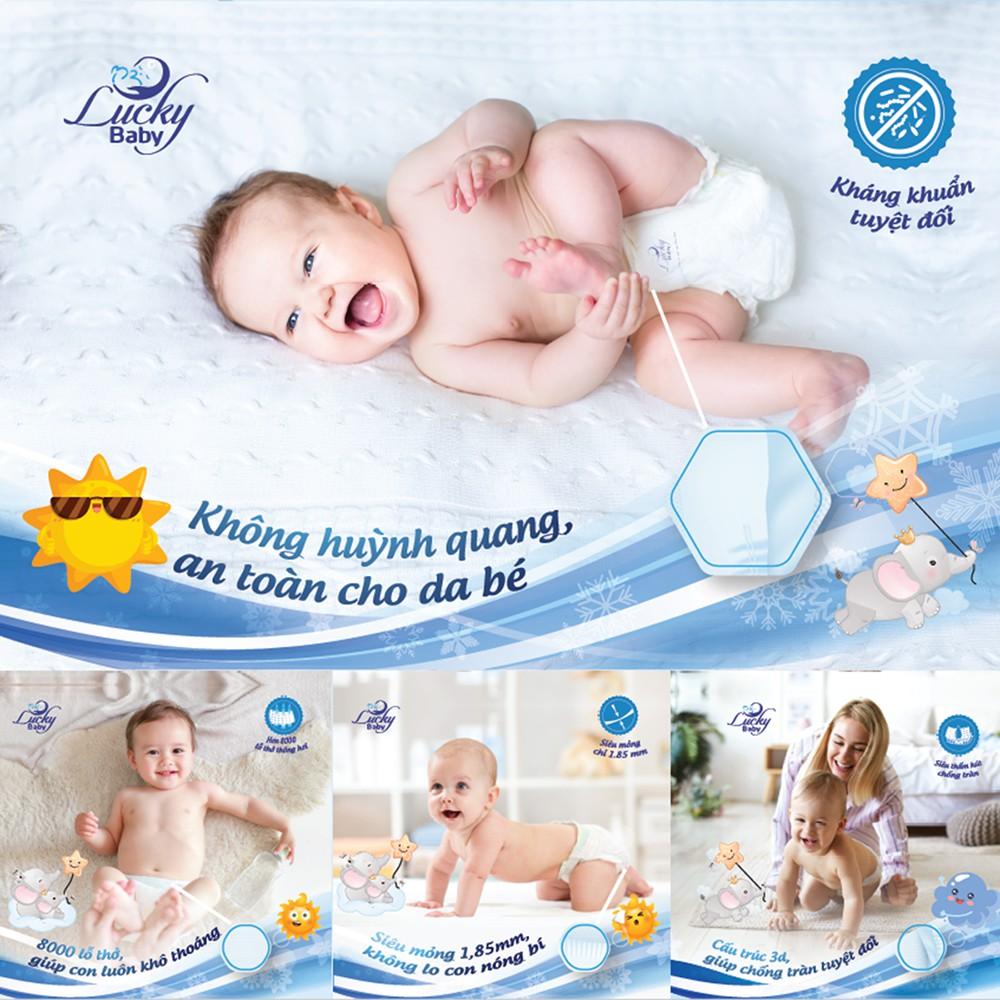 Tã Bỉm Quần Lucky Baby Không Huỳnh Quang, Siêu Thấm Hút XXL34 (15-19kg)