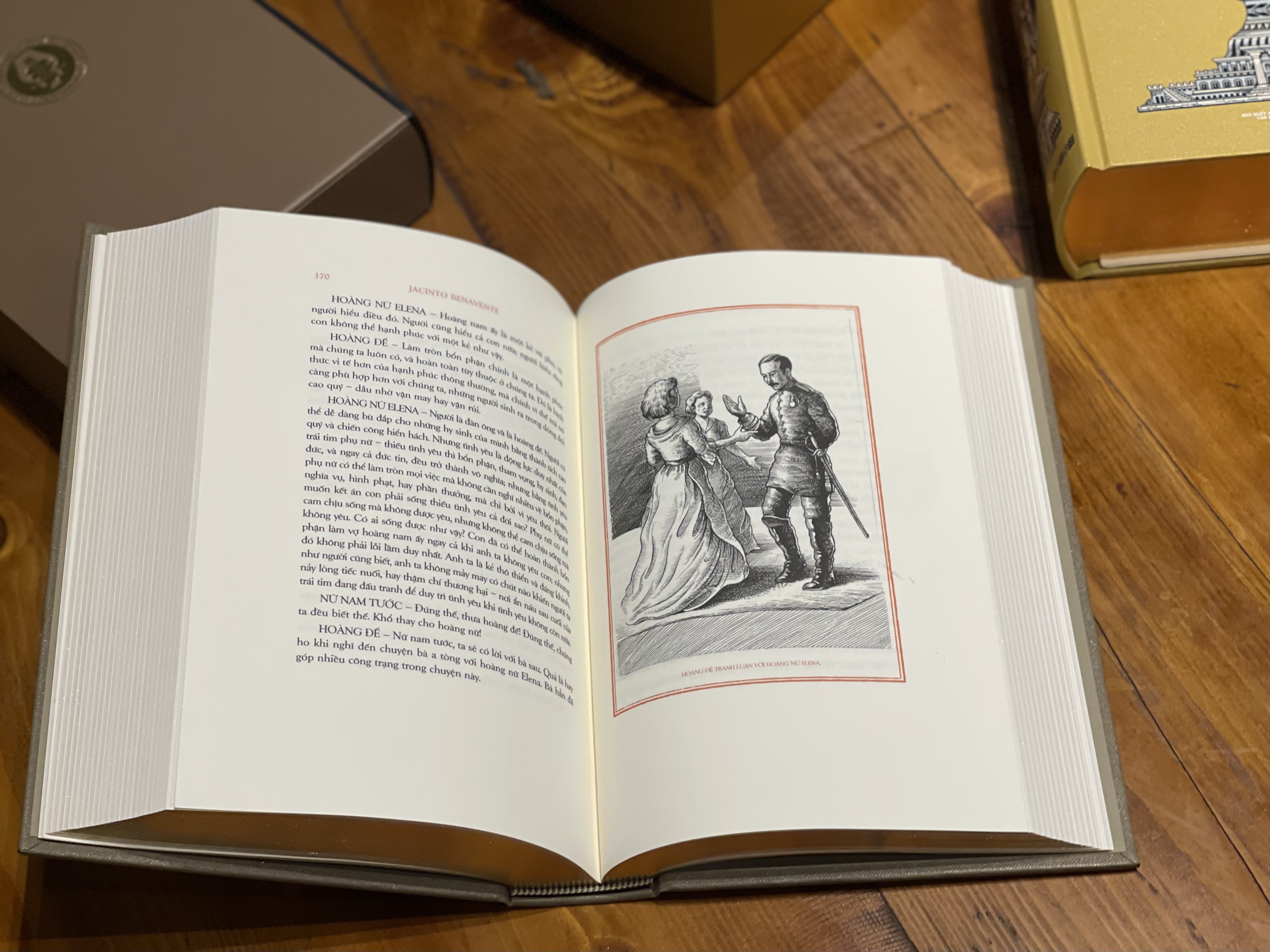 [bìa Heritage Library Buckram] (ấn bản giới hạn) [Tủ sách trăm năm Nobel] TUYỂN TẬP KỊCH JACINTO BENAVENTE – Đông A