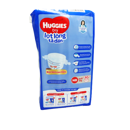 Tã dán sơ sinh Huggies Diapers New Born NB40