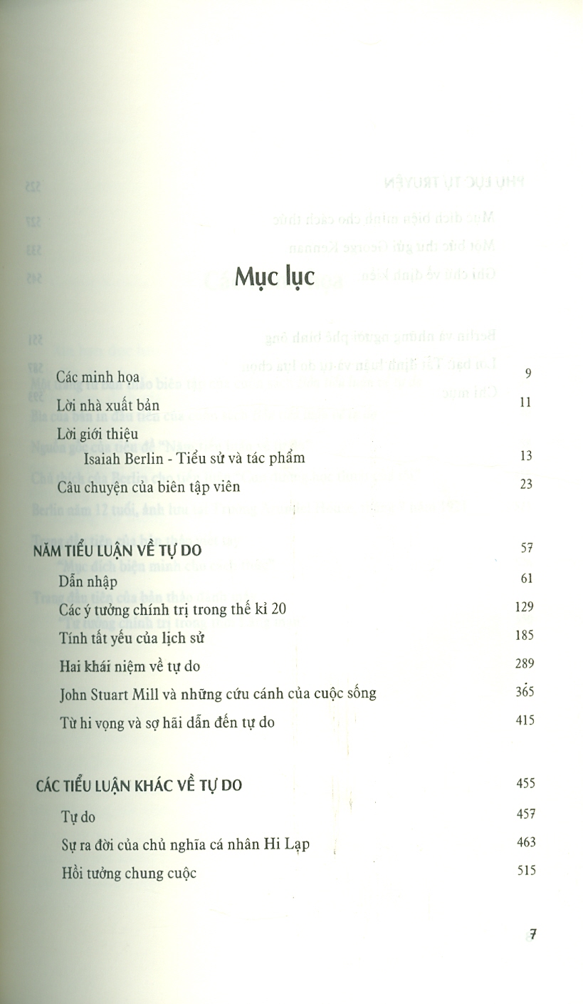 Tất Định Luận Và Tự Do Lựa Chọn (Bản bìa mềm) - Isaiah Berlin