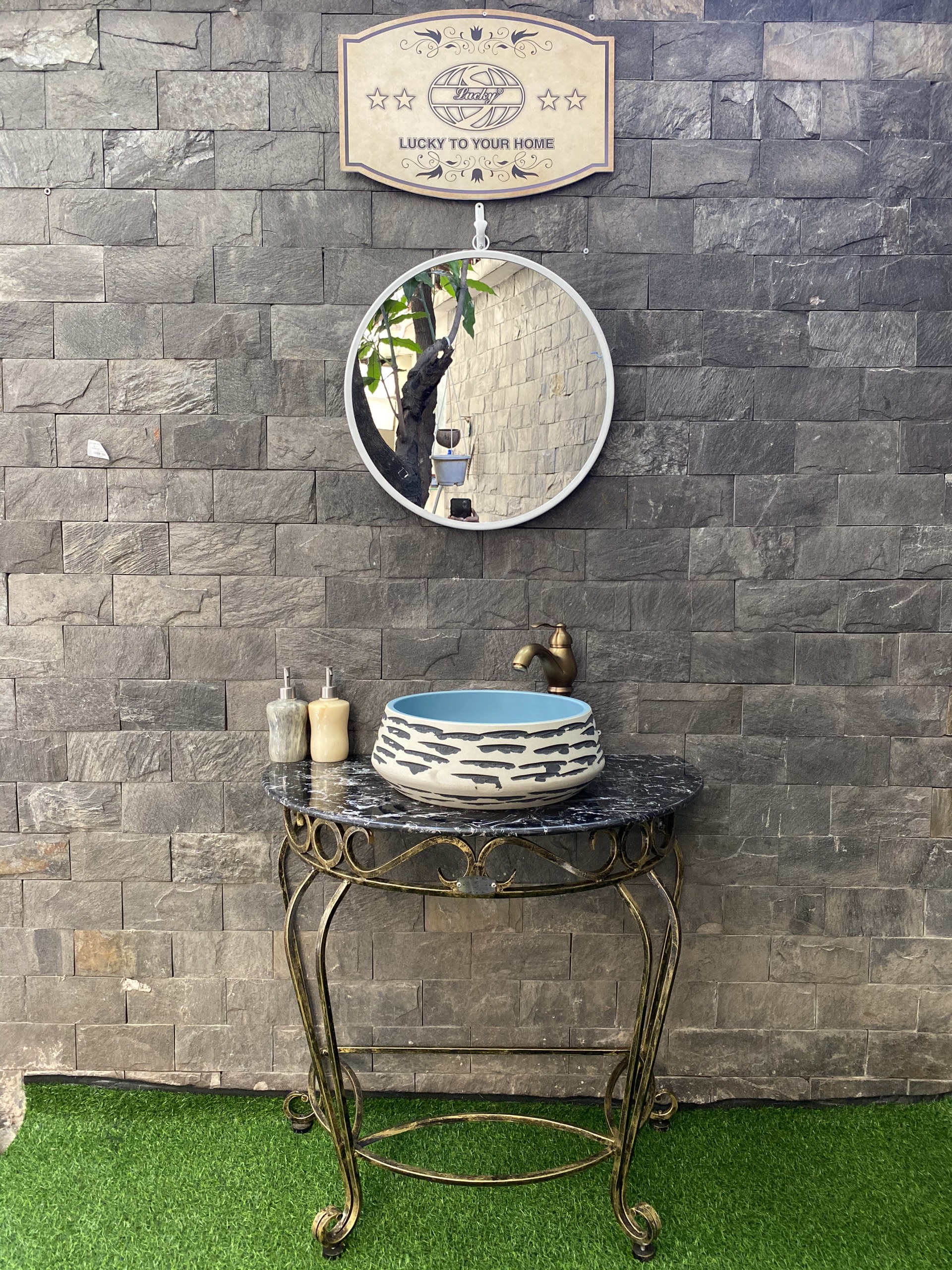 Kệ sắt lavabo EVEREST EV-KS06