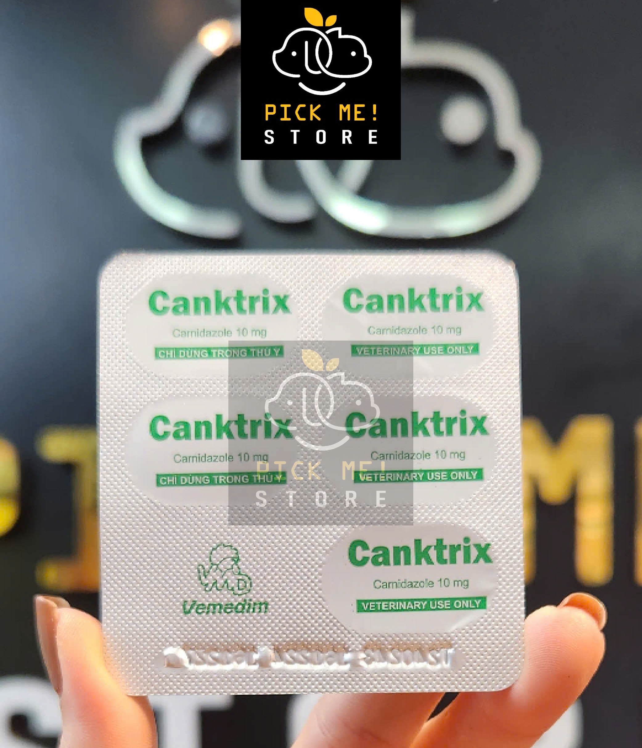 Vemedim Canktrix Viên Uống Viem Loet Miệng, Bị Đẹn Miệng ở Chim cảnh, Bồ câu, Gà, Gà Tây