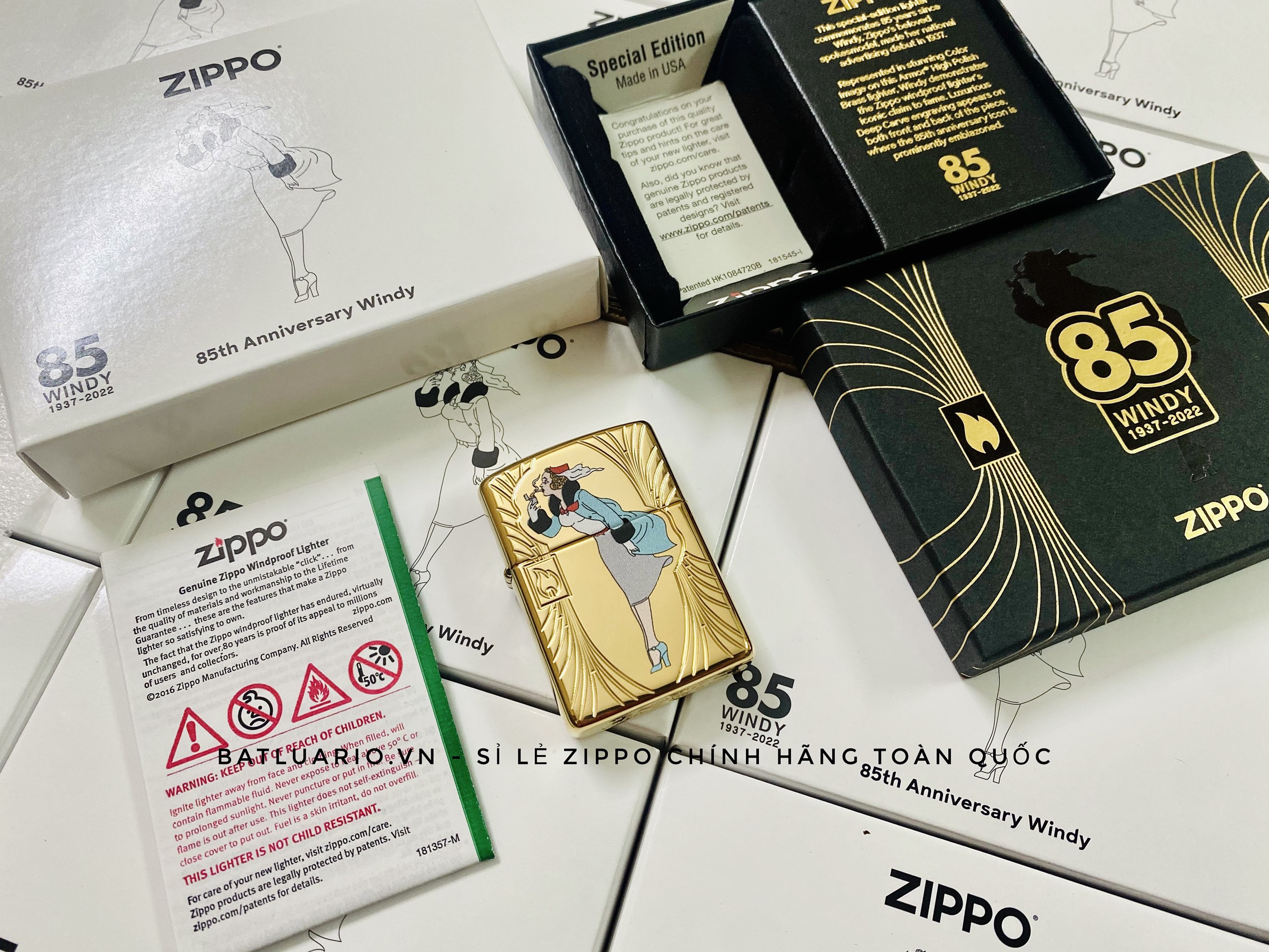 Bật Lửa Zippo 48413 – Zippo Windy 85th Anniversary Collectible