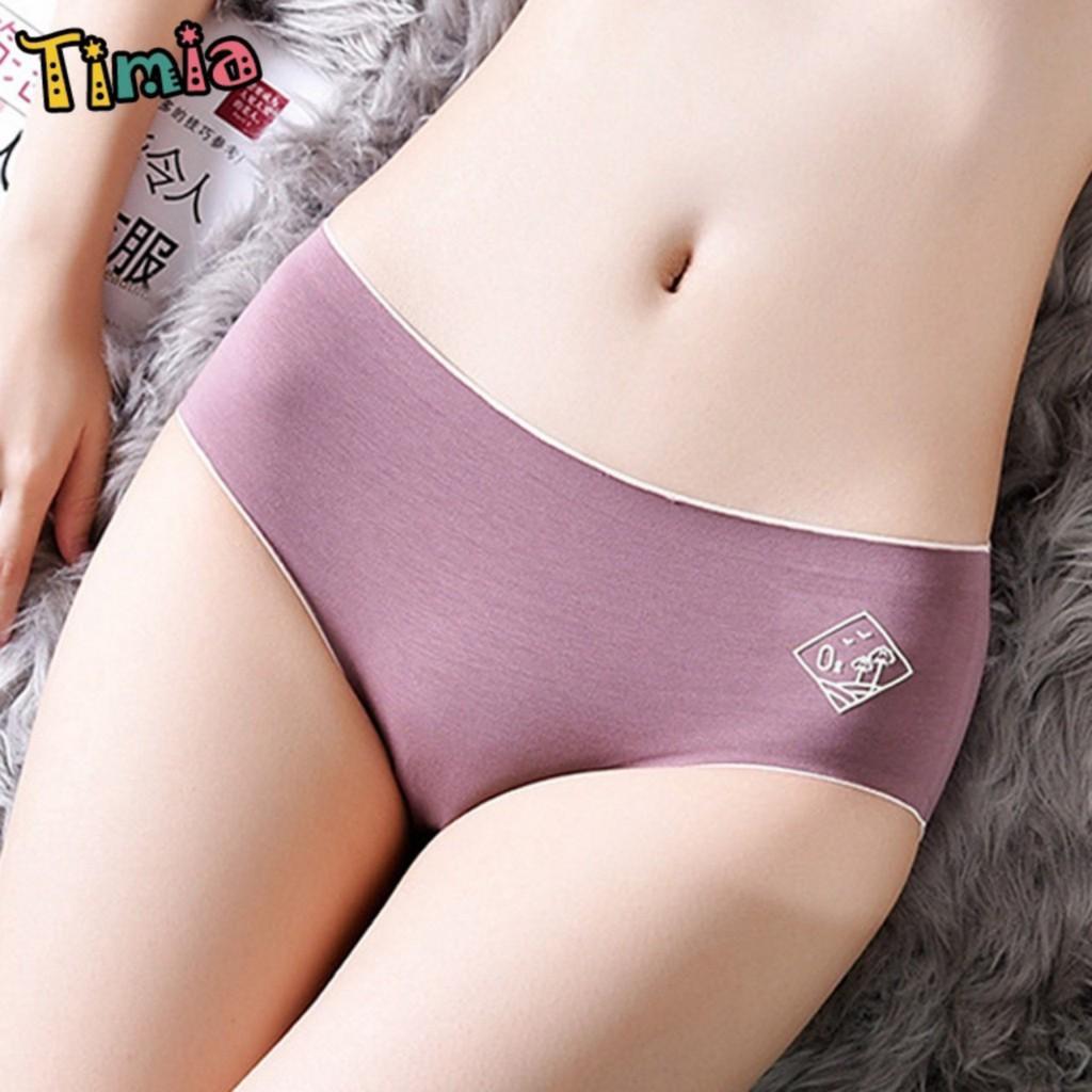 Quần lót nữ cotton y tế kháng khuẩn không đường may siêu đẹp 02
