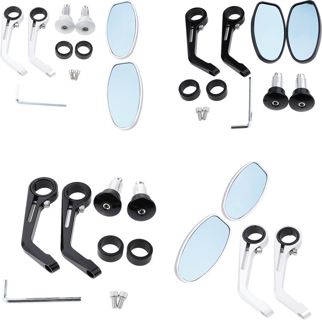 2 Pieces Motorcycle Side Mirror for Motorbike,Dirt Bike and Scooter
