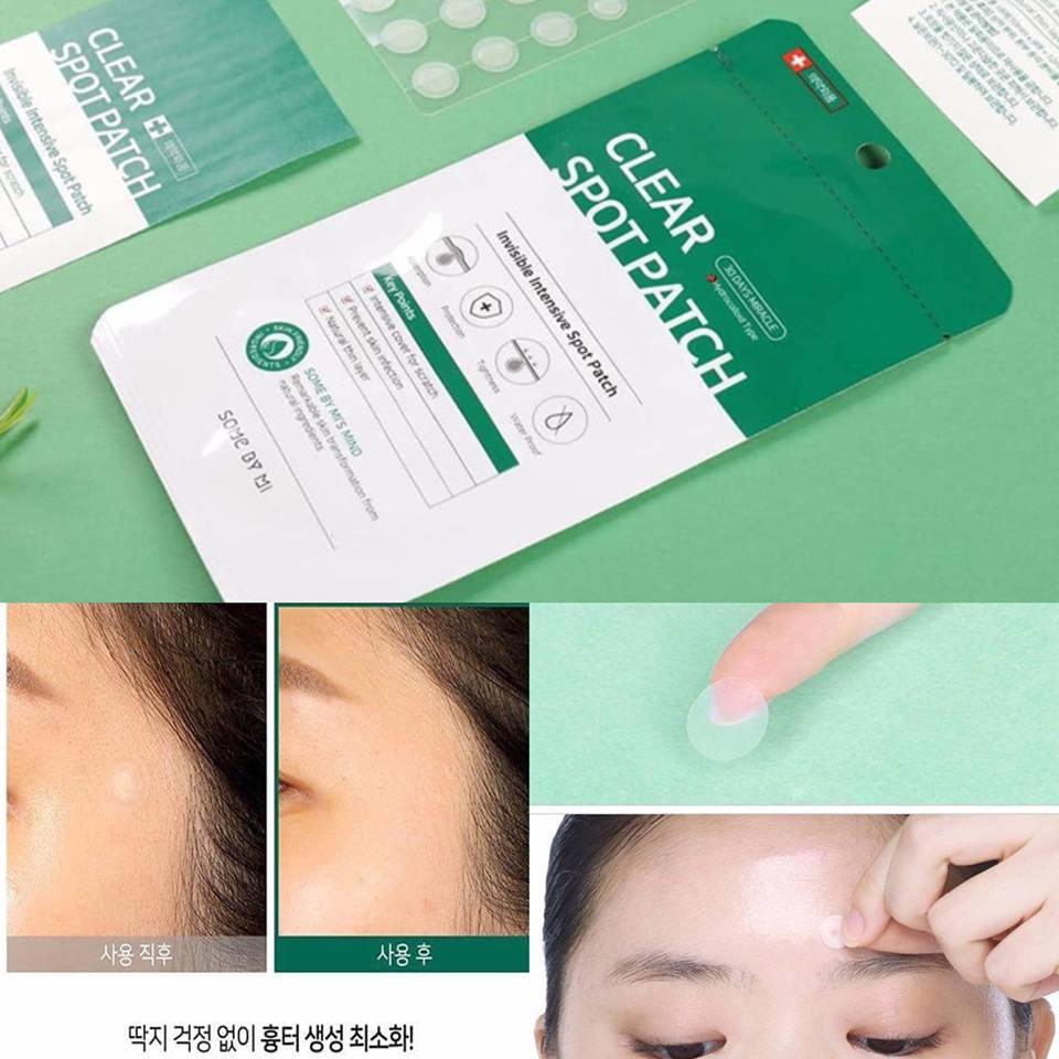 Combo 2 Miếng Dán Hỗ Trợ Giảm Mụn Some By Mi Clea.r Spot Patch x 2