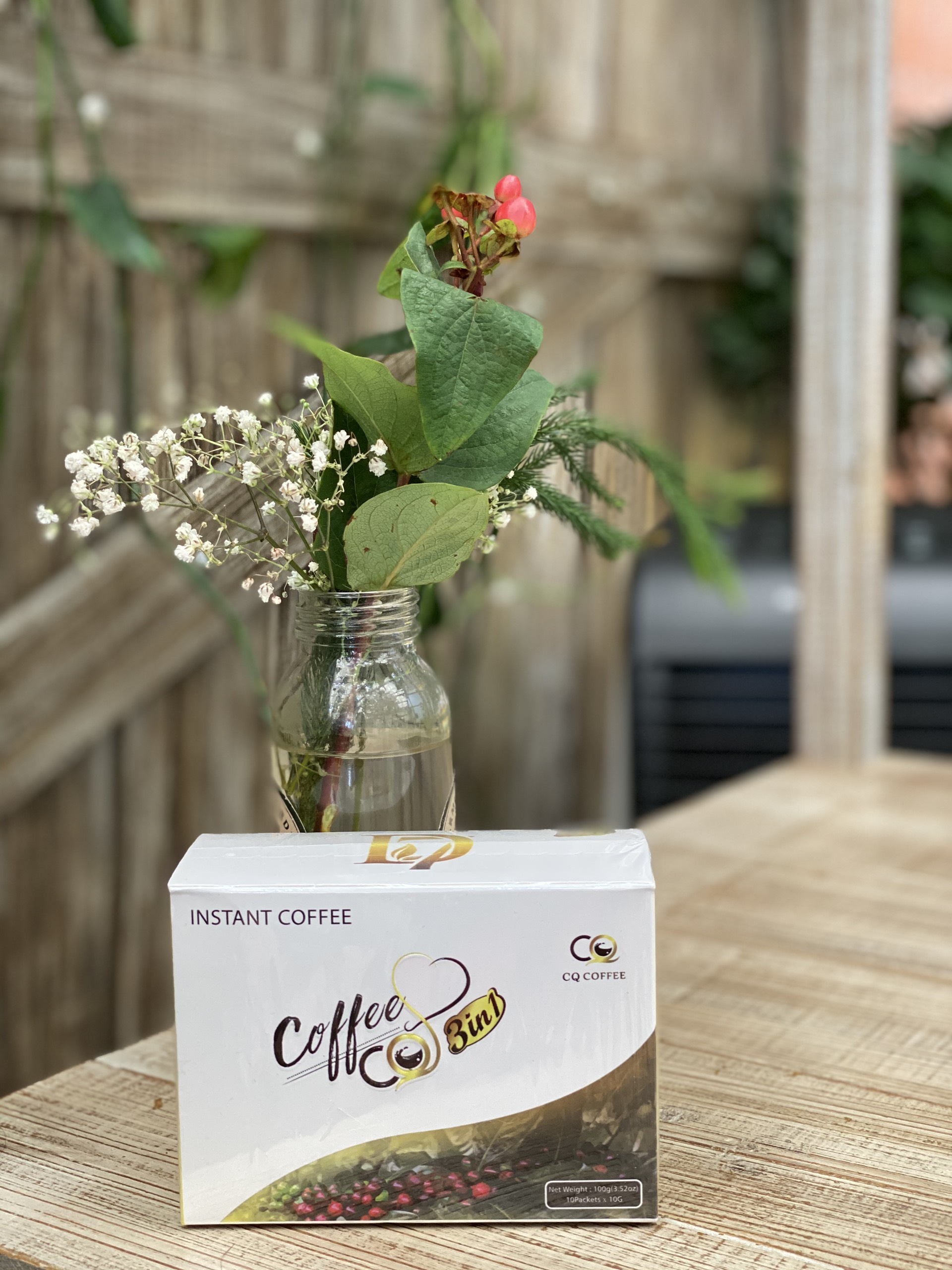 Combo 10 hộp CAFE HÒA TAN CQ COFFEE 3IN1 Thái Lan