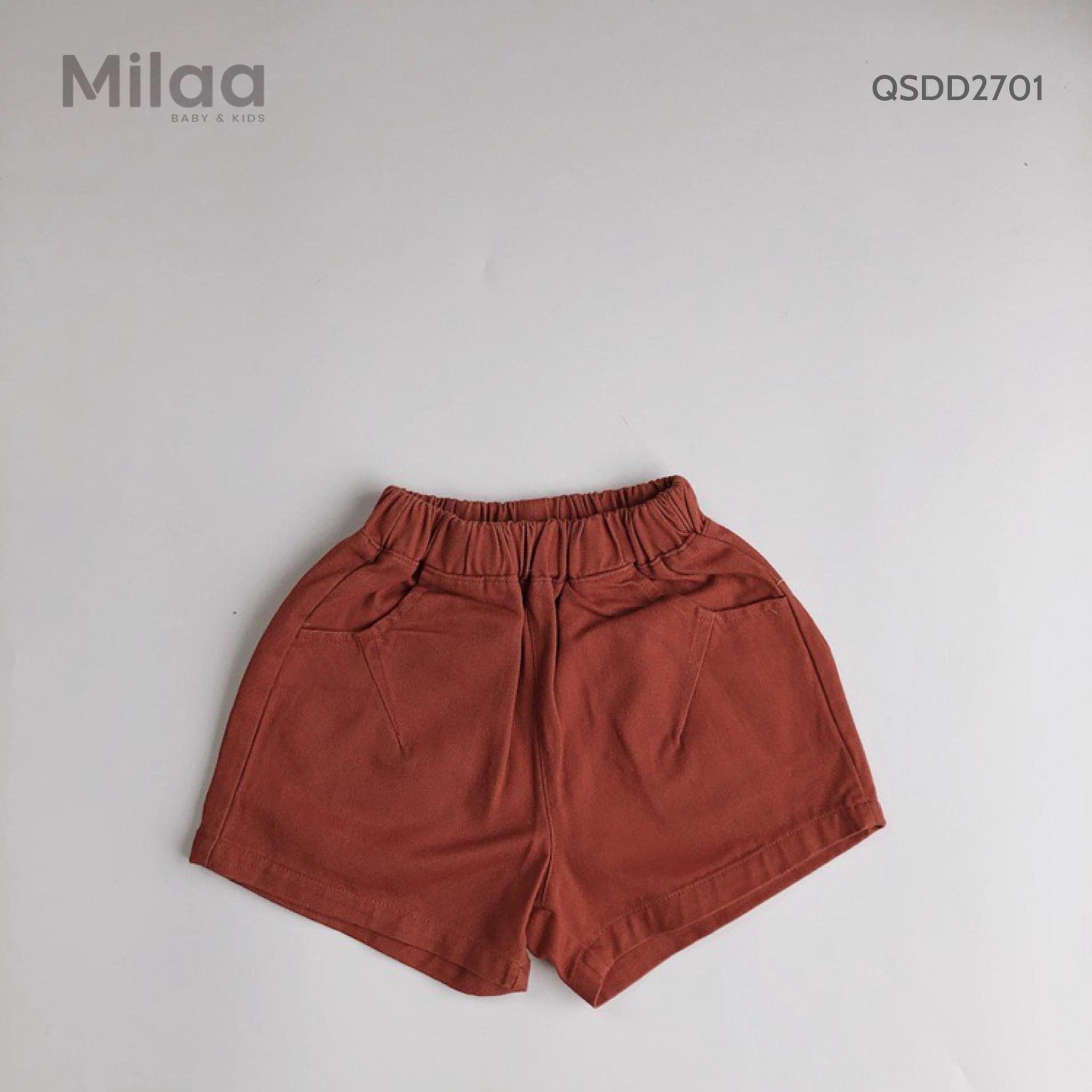 Quần Short Kaki Năng Động Đủ Màu Cho Bé Trai MiLaa Kids Q11