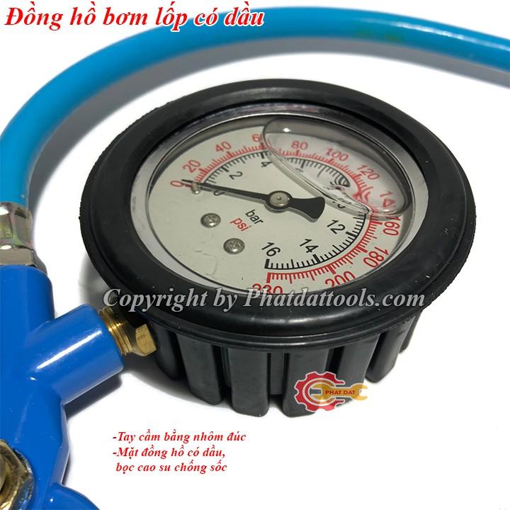 Đồng hồ bơm lốp có dầu