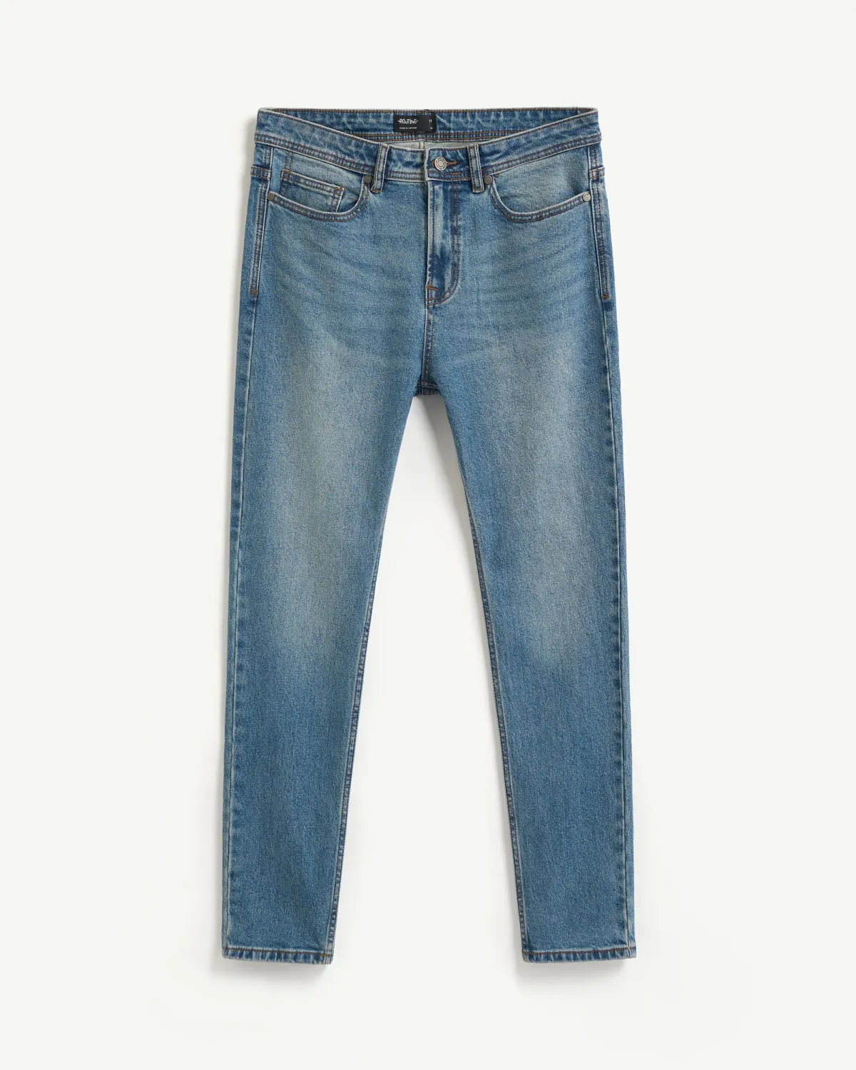 Quần jean nam màu Xanh Form Slim - RT 10S25DPA003 | ROUTINE CÀ MAU