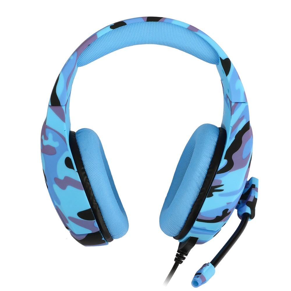 Tai nghe ONIKUMA K1B Blue Headset Tai nghe chơi game âm thanh nổi có micrô