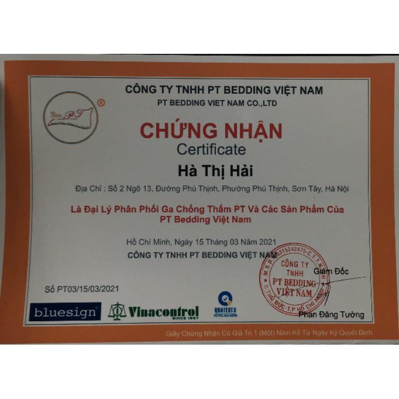 ga cotton chống thấm thun nano PT vườn thú kem