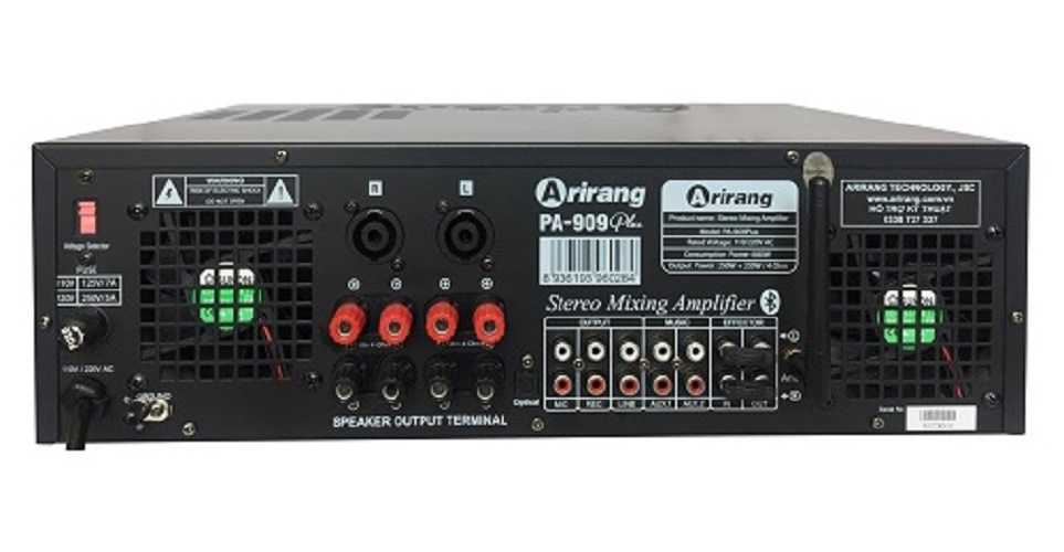 Máy tăng âm Arirang PA-909 Plus - Hàng Chính Hãng