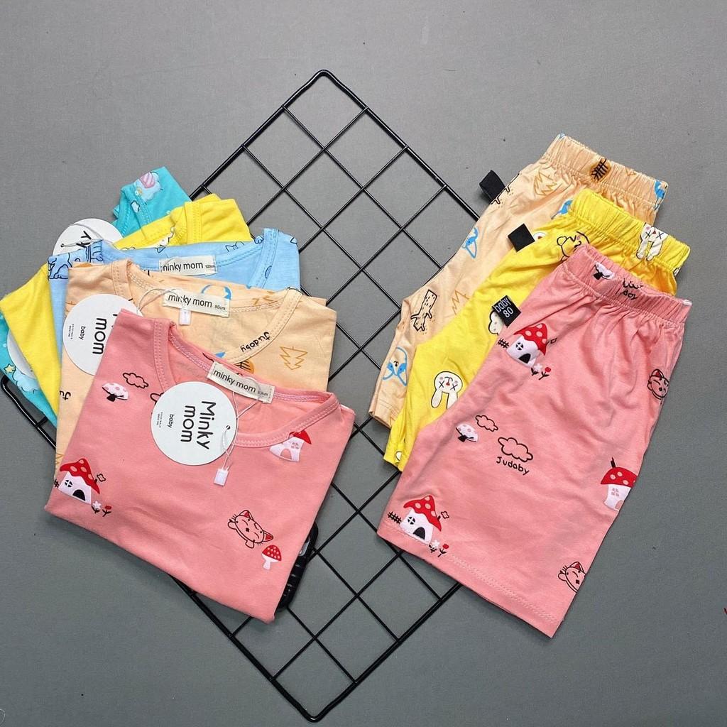 Bộ cộc tay cho bé Bộ cộc tay Cô bé Maruko cho bé trai bé gái chất thun lạnh cao cấp siêu mềm siêu mát