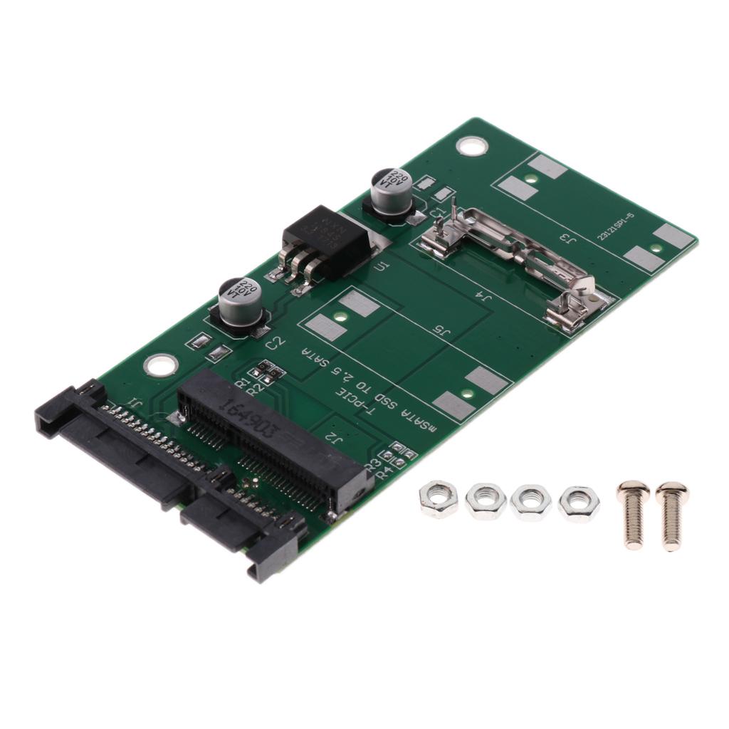 Mini Pcie mSATA Interface SSD to 2.5''  Drive Adapter Converter Card