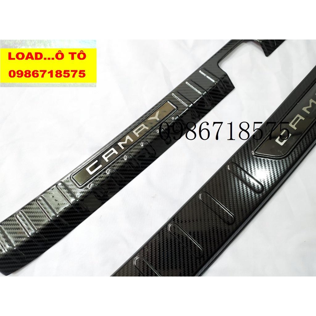 Bộ Chống Trầy Cốp Xe Toyota Camry 2022-2019 Mẫu Carbon Cao Cấp