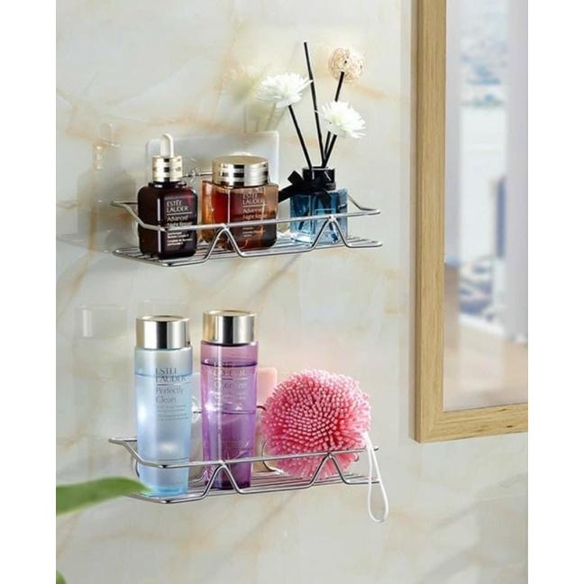 Kệ Dán Để Đồ Đa Năng, kệ dán nhà bếp để gia vị, kệ dán nhà tắm