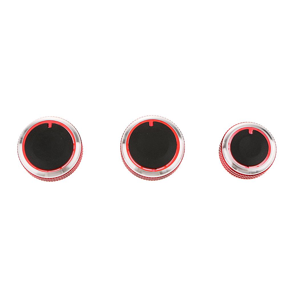 1 Set AC Panel Control Switch Knobs for 02-16 VW Volkswagen Black