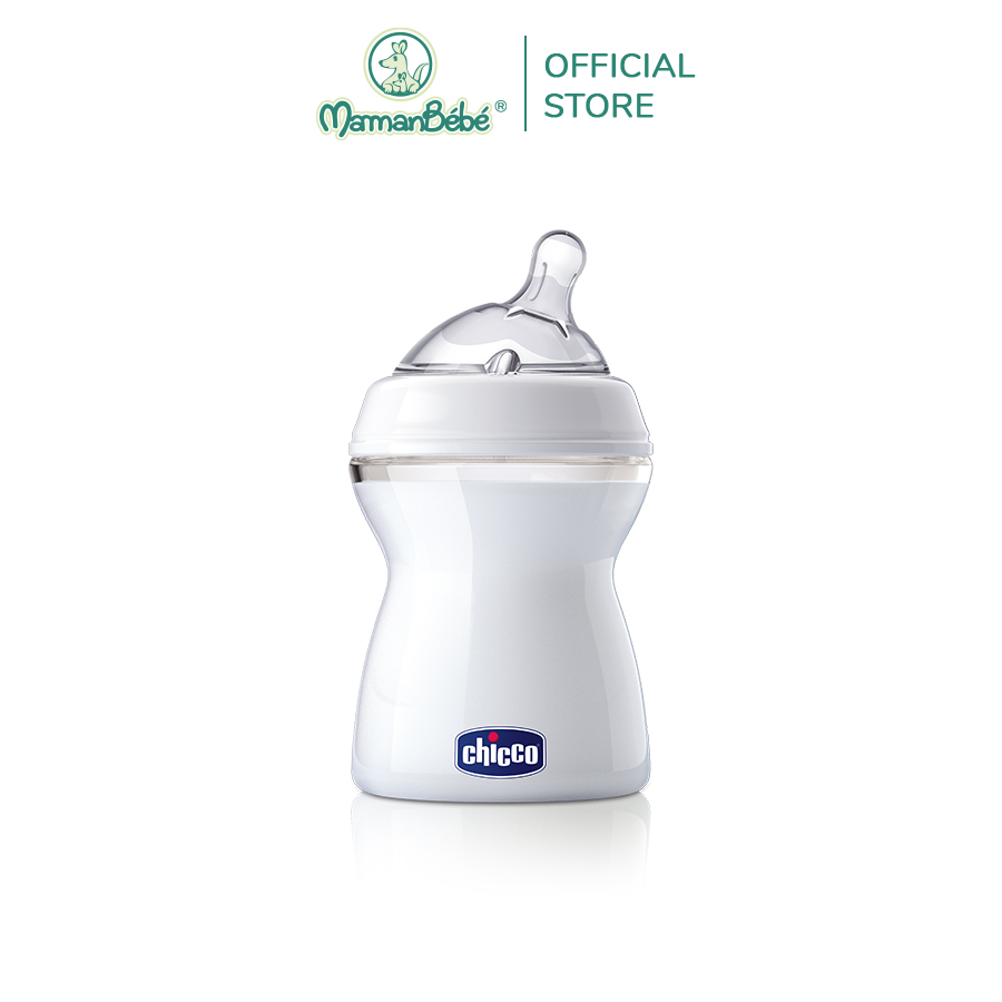 Bình sữa núm nghiêng Pisa Chicco Natural Feeling 2M+ 250ml