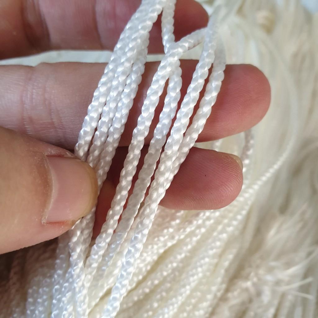 Dây dù se bóng, dây dù chịu lực đường kính 2mm 3mm 4mm 5mm 8mm
