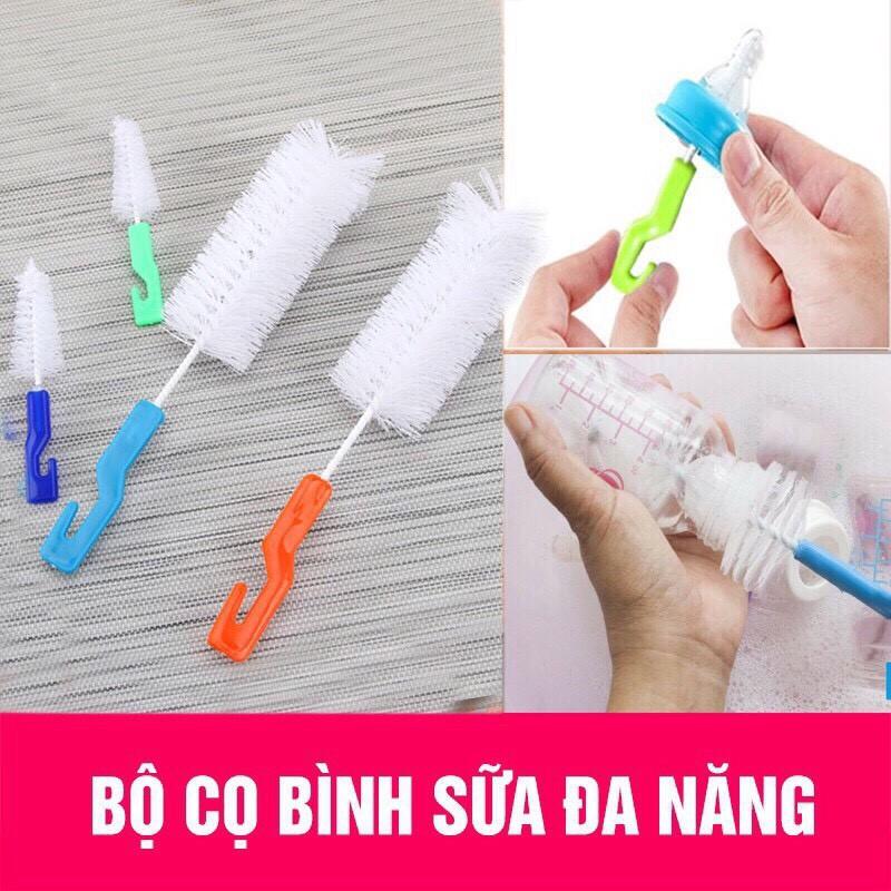 Bộ Cọ Bình Sữa Cho Bé 2 Chi Tiết