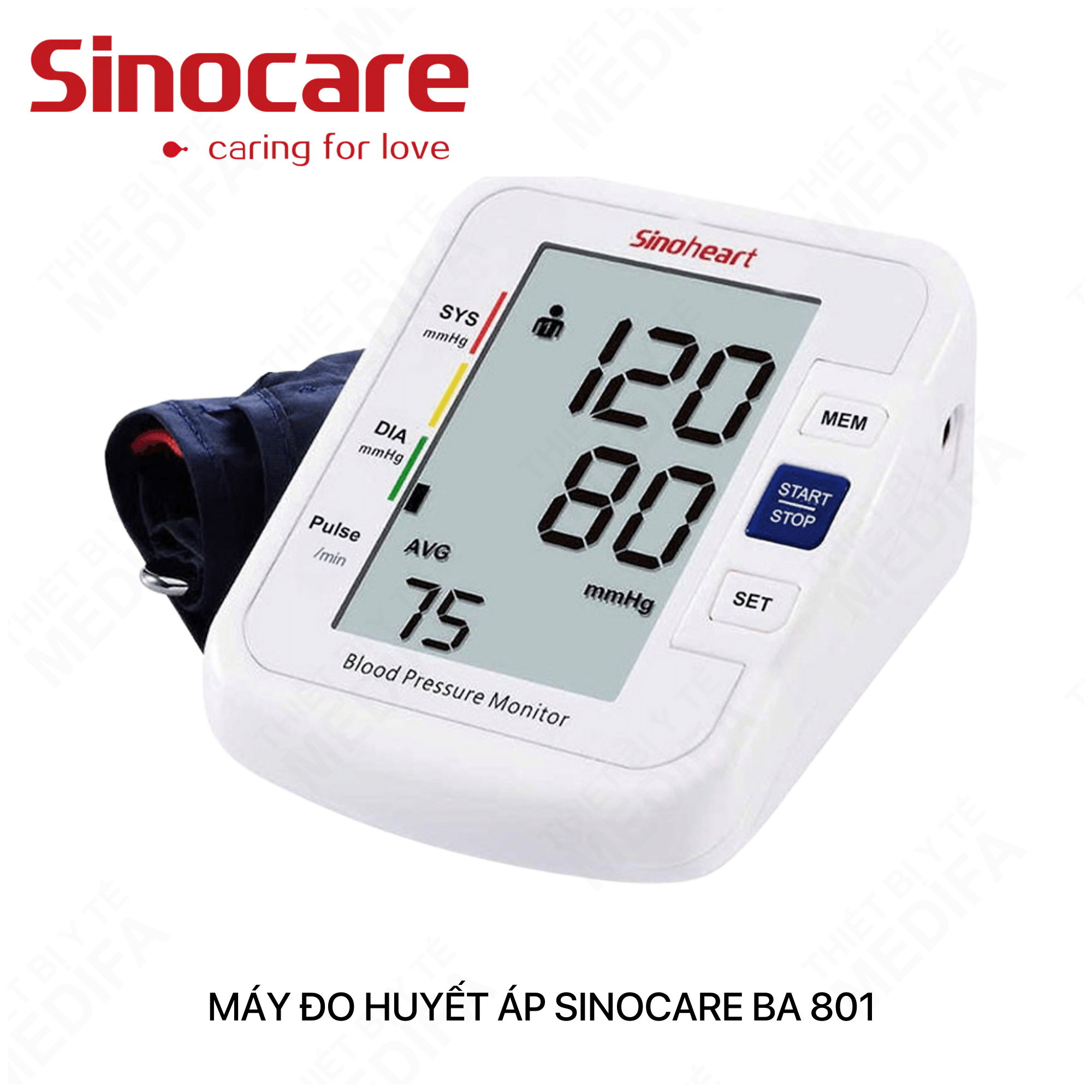 Máy Đo Huyết Áp Bắp Tay Sinocare BSX 516