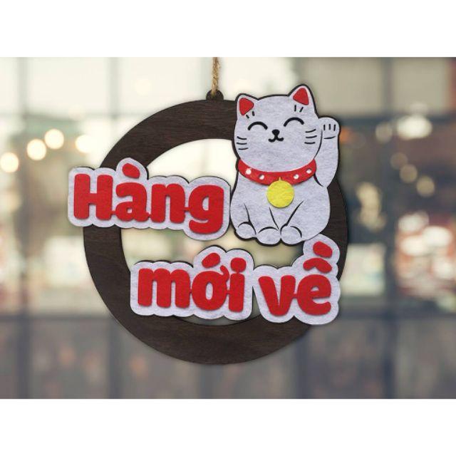 BẢNG GỖ TÊN SHOP