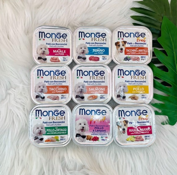 Pate Monge Cho Chó Thơm Ngon Đủ Vị 100g
