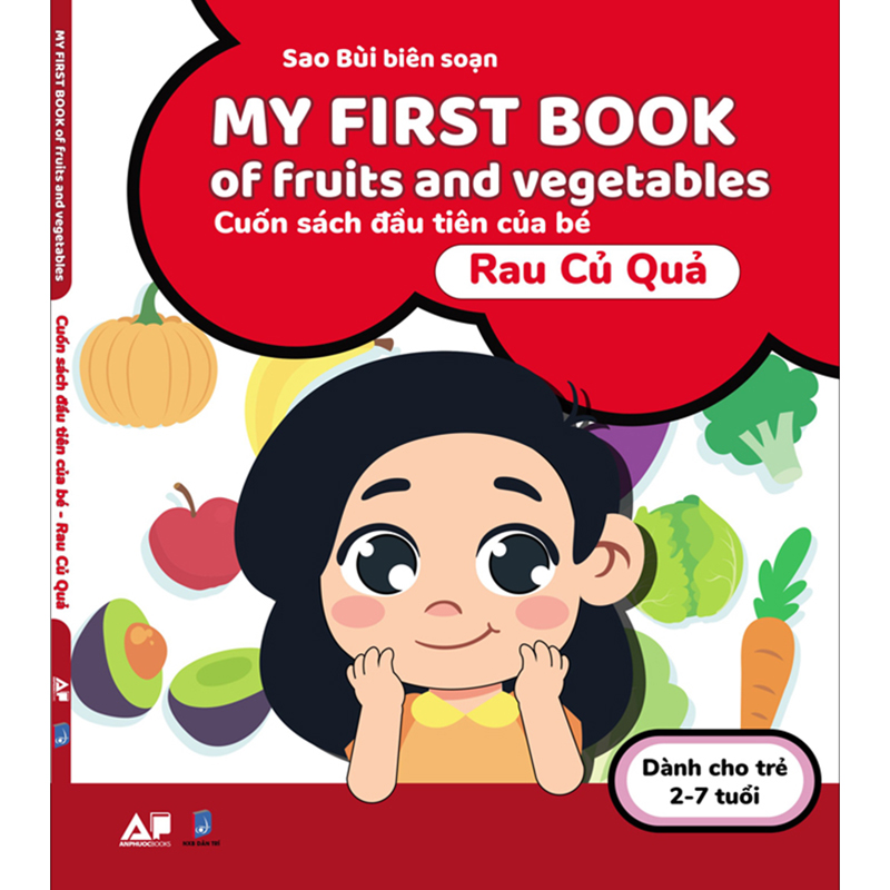 My First Book Of Fruits And Vegetables - Cuốn Sách Đầu Tiên Cho Bé Chủ Đề Rau Củ Quả