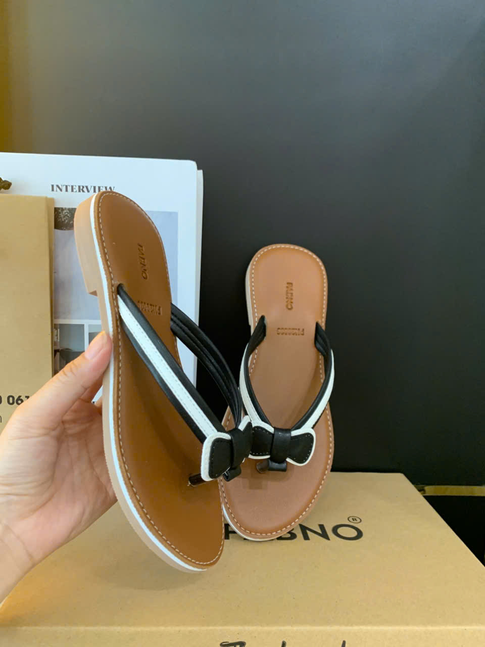 DÉP KẸP NƠ NỮ PABNO PN20036