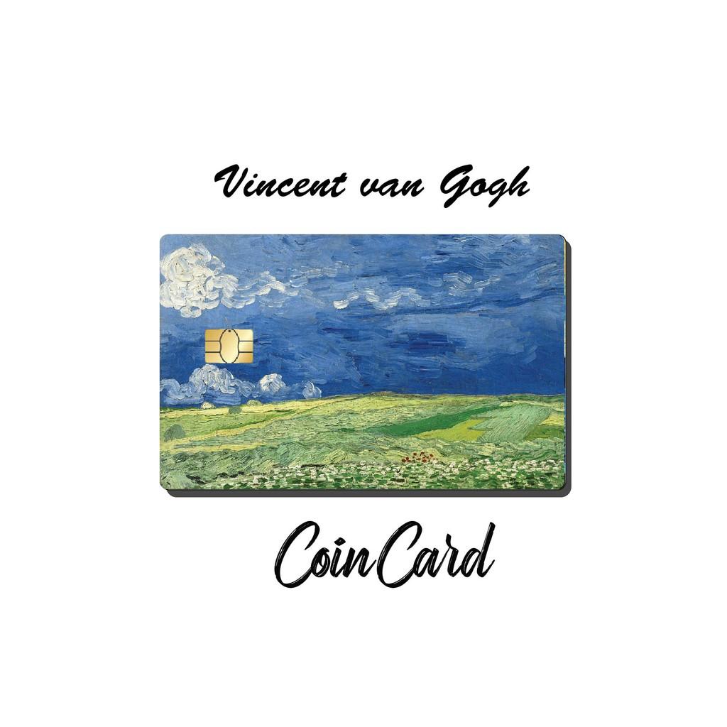 Sticker dán Thẻ ATM, Debit ,Thẻ Từ, Thẻ Chung Cư, decal dán thẻ, Bảo vệ thẻ hình TRANH Vincent van Gogh