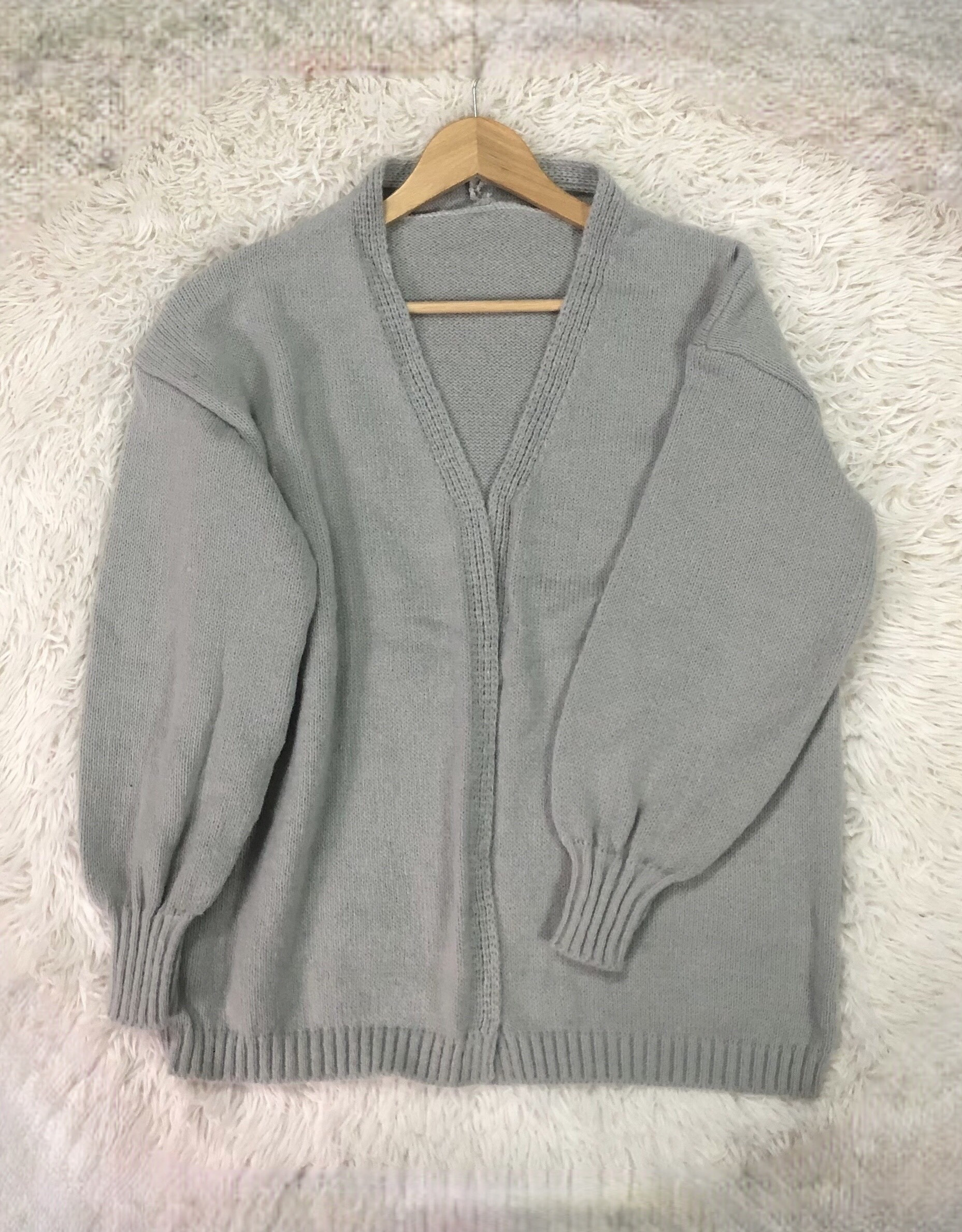 Áo len cardigan nữ dáng dài len mềm mại phong cách Hàn Quốc freesize dưới 65kg