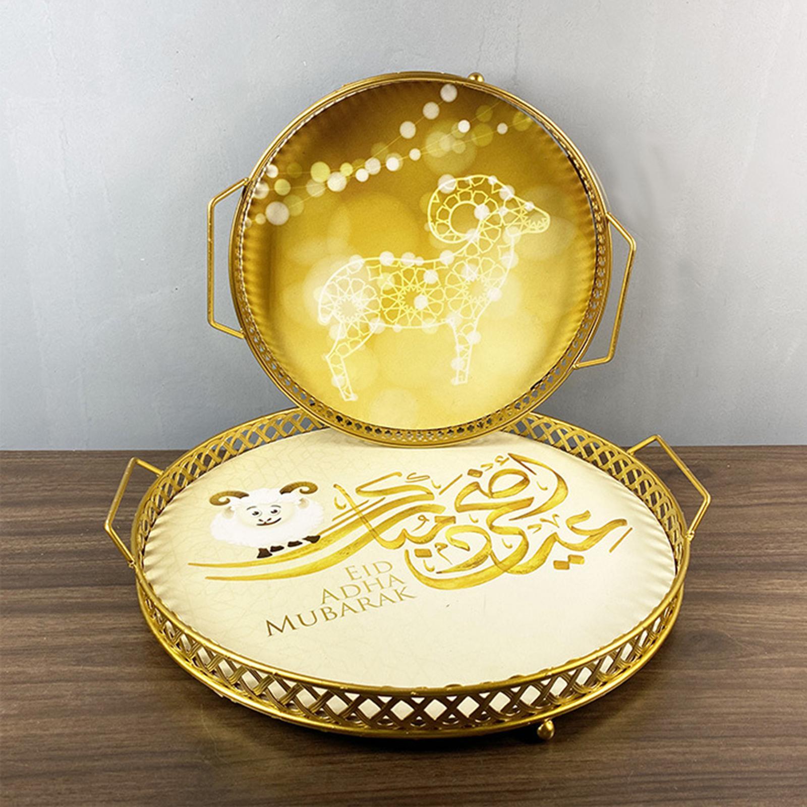 Ramadan Serving Tray Snack Food Tray Countertop Organizer Container