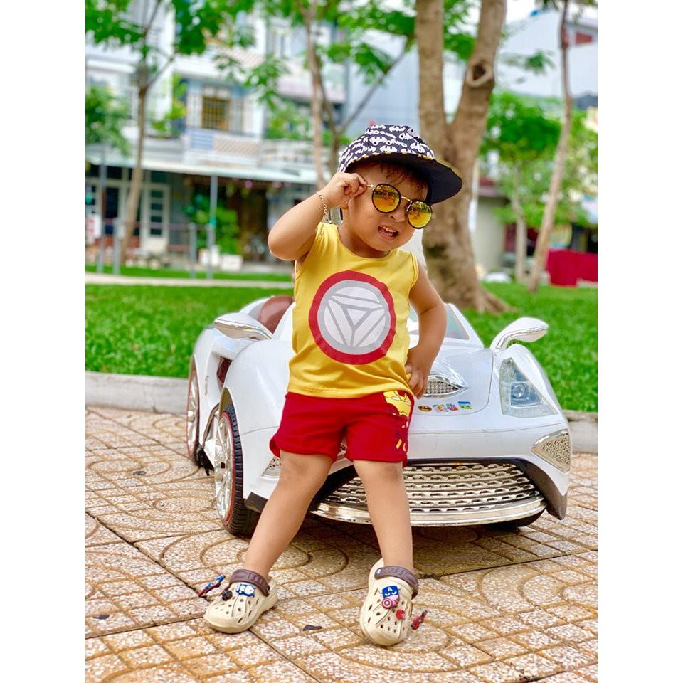 Bộ Đồ Cho Bé Trai - Bộ Siêu Nhân cho bé chât cotton cao cấp co giản 4 chiều thấm hút mồ hôi tốt