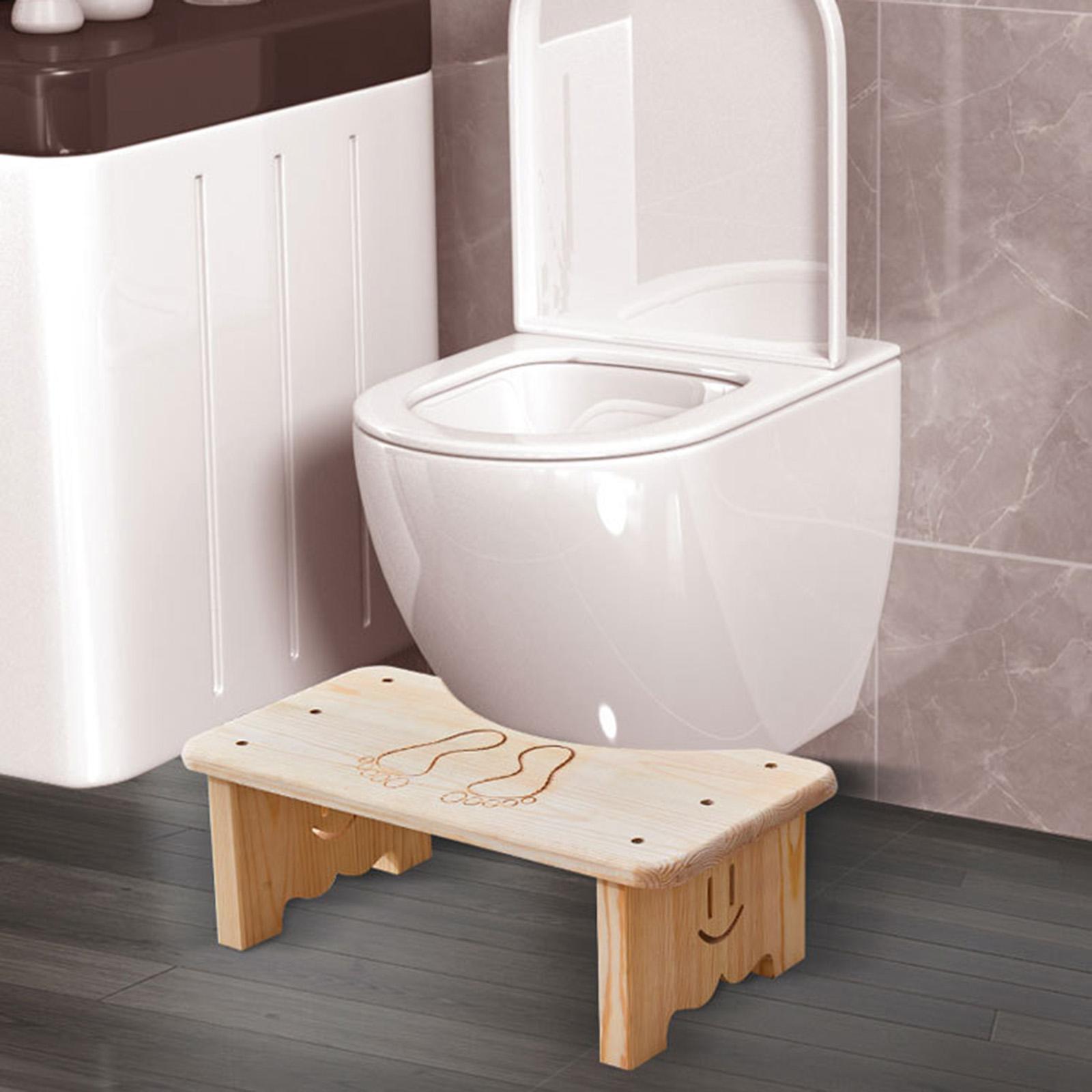 Toilet Stool Non Slip Bathroom Stool for Adults Indoor Outdoor Children