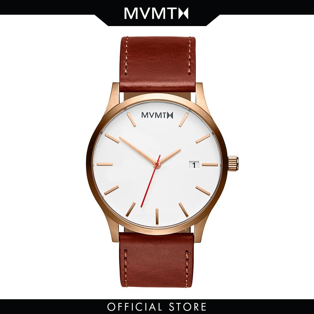 Đồng hồ Nam MVMT dây da 45mm - Classic D-MM01-WBR