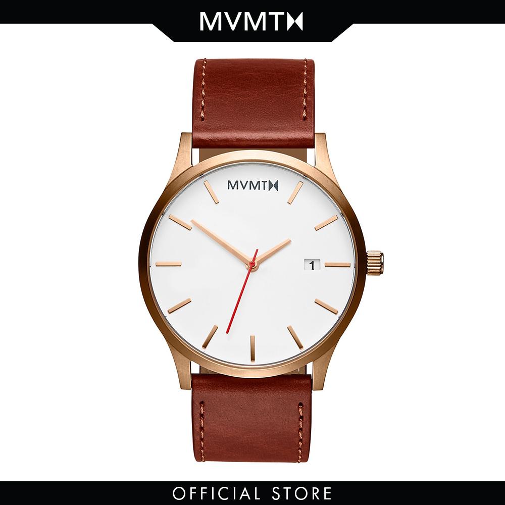 Đồng hồ Nam MVMT dây da 45mm - Classic D-MM01-WBR