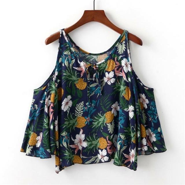 ÁO KHOÉT VAI HOA QUẢNG CHÂU