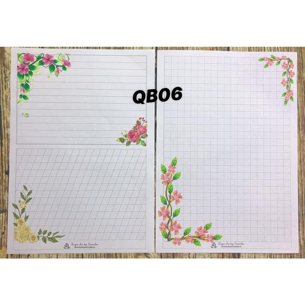 Set 50 giấy hoa (mẫu lộn xộn)