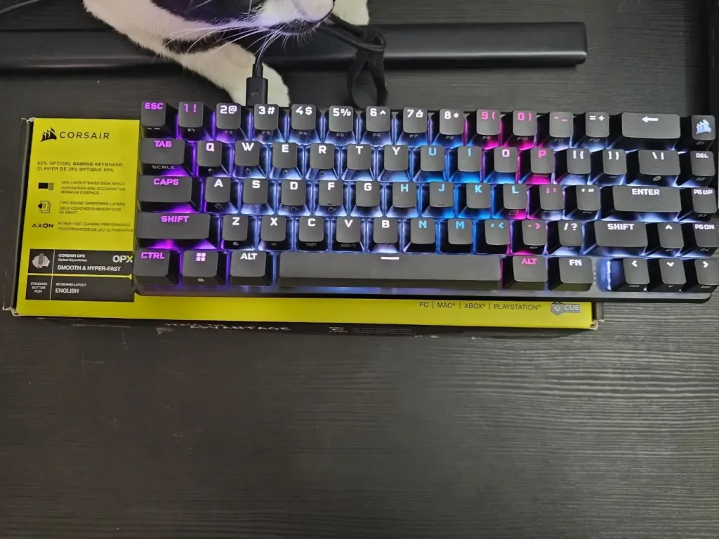 Bàn Phím cơ Corsair K65 PRO MINI RGB OPX - Hàng chính hãng