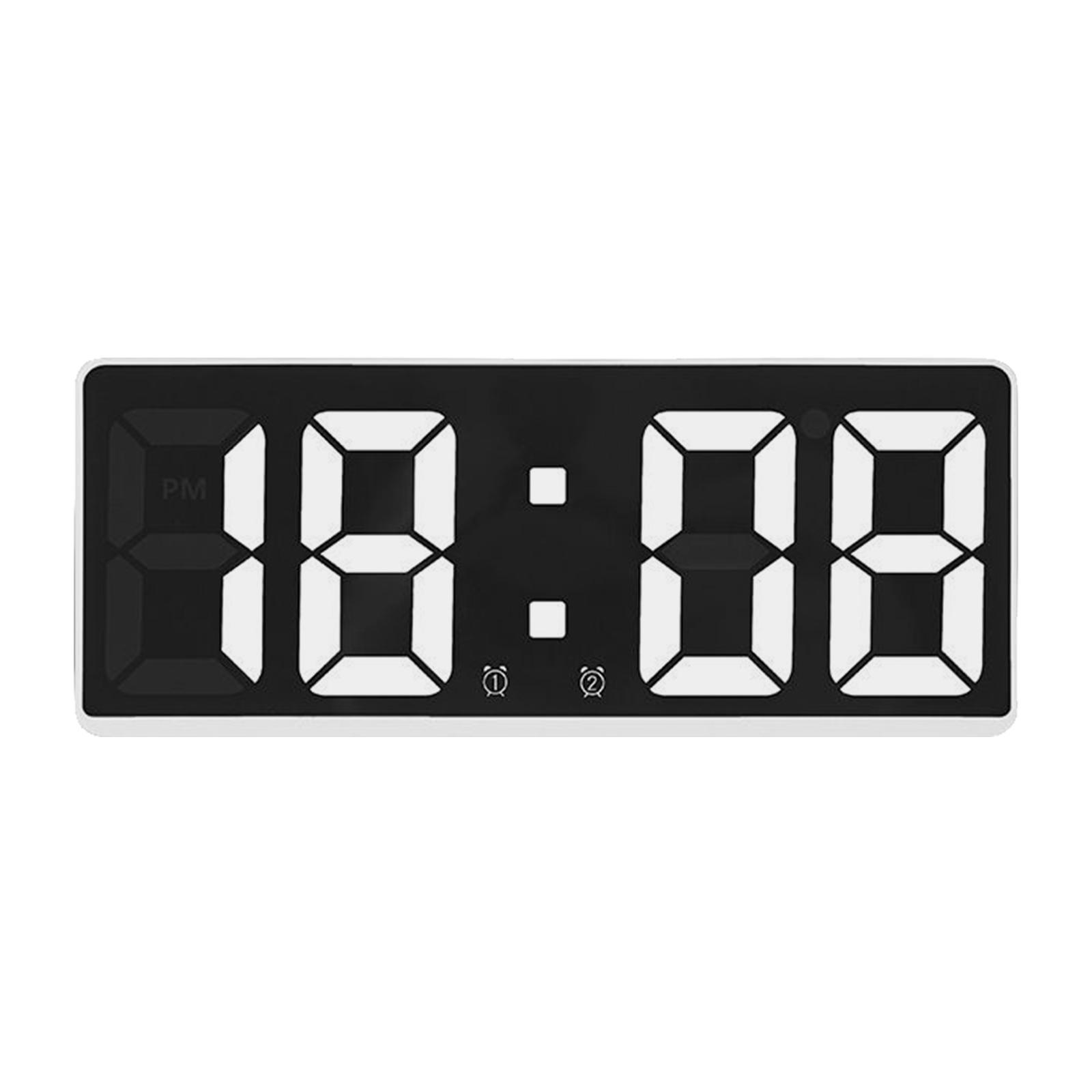 Large Number Clock Table Date LED Display for Elderly Home