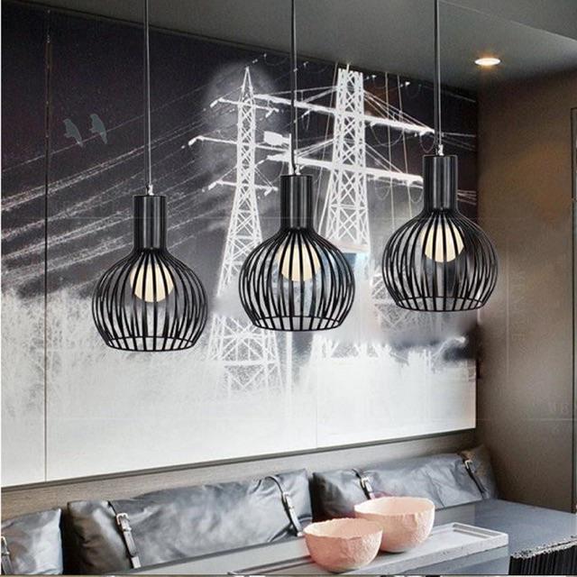 Đèn thả chụp nơm kèm bóng led chuyên dụng trang trí cửa hàng, bàn ăn