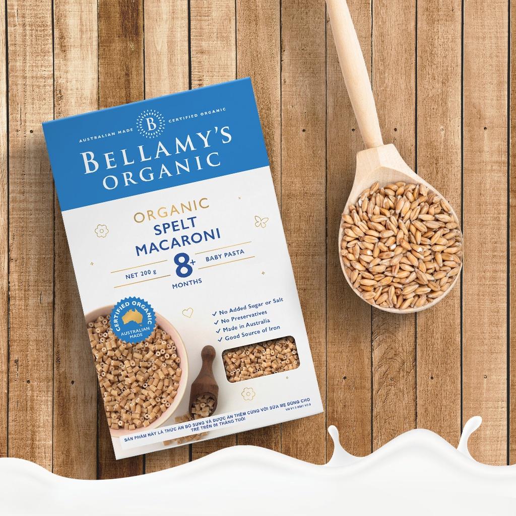 Nui Dinh Dưỡng Hữu Cơ Hình Ống Từ Lúa Mì Bellamy's Organic