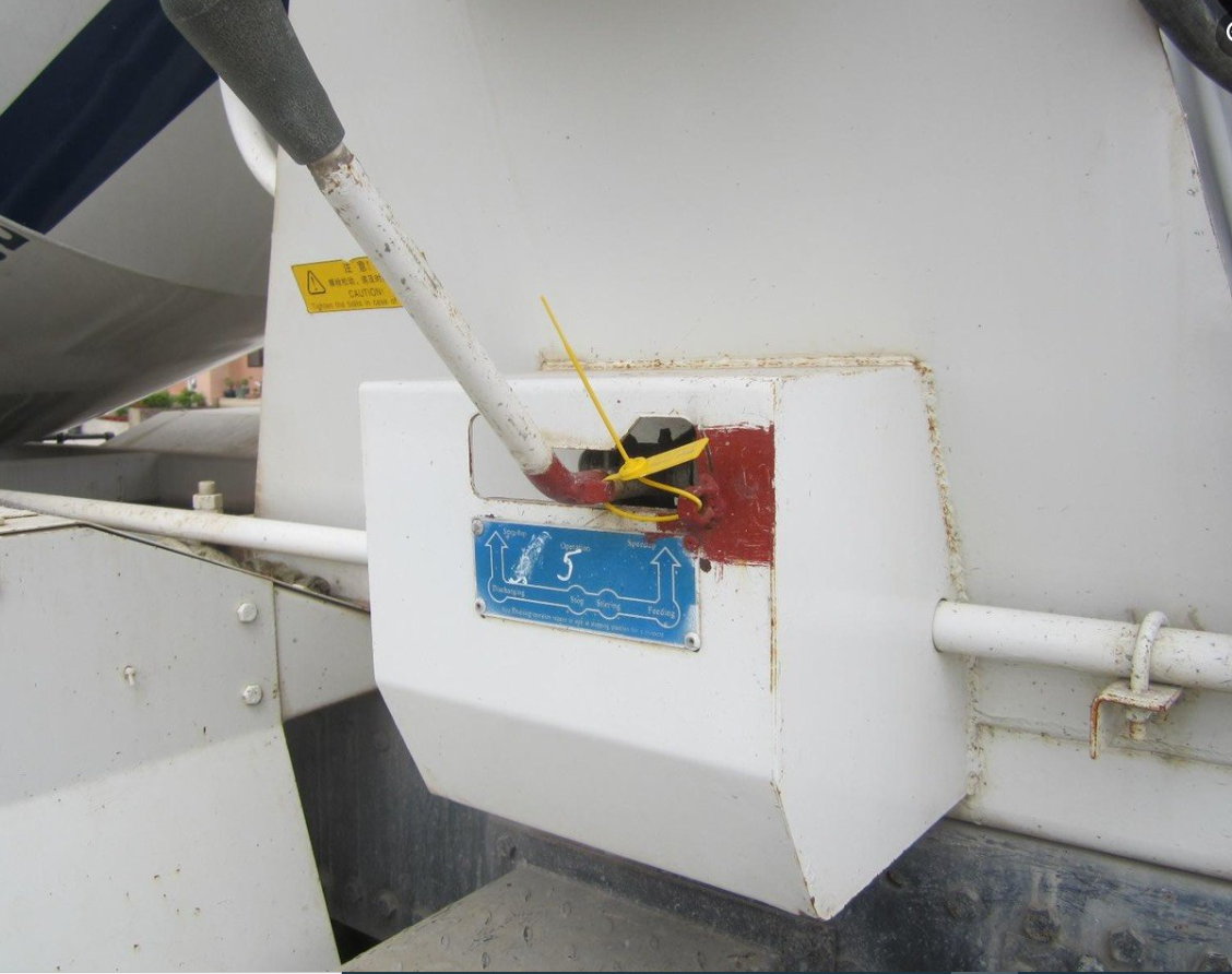 Niêm phong xe bồn bê tông, kẹp chì niêm phong. 100 chiếc seal nhựa khoá kim loại dài 30cm