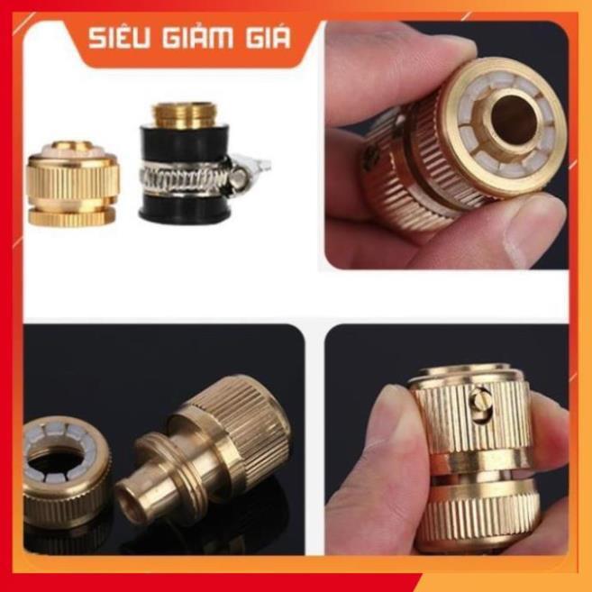 Bộ dây vòi xịt nước rửa xe,tưới cây . tăng áp 3 lần, loại 3m,5m 206587 đầu đồng,cút đồng,nối đồng+ tặng đai